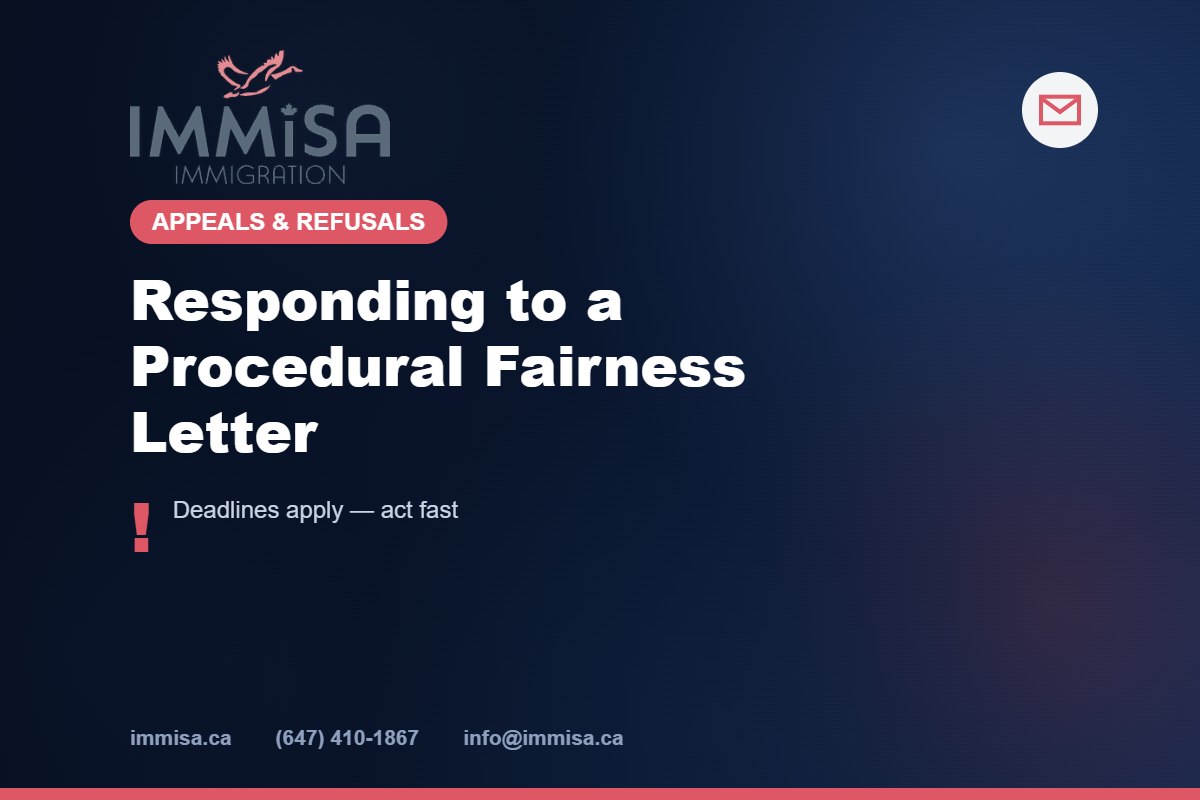 Responding to a procedural fairness letter - Immisa Immigration